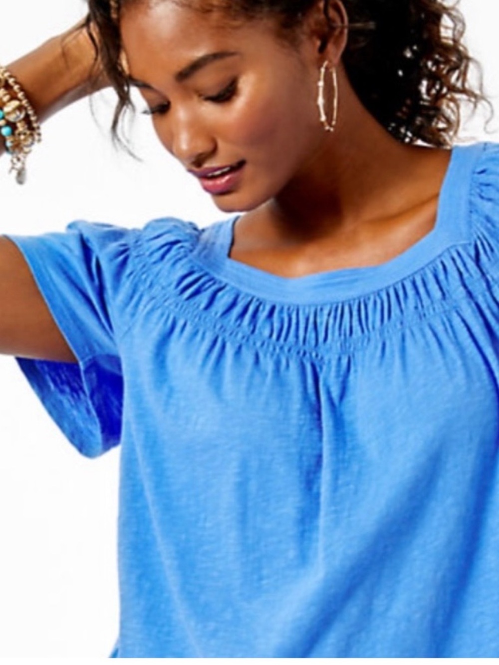 Anotella Top in Bennet Blue. Size XXS. 💙